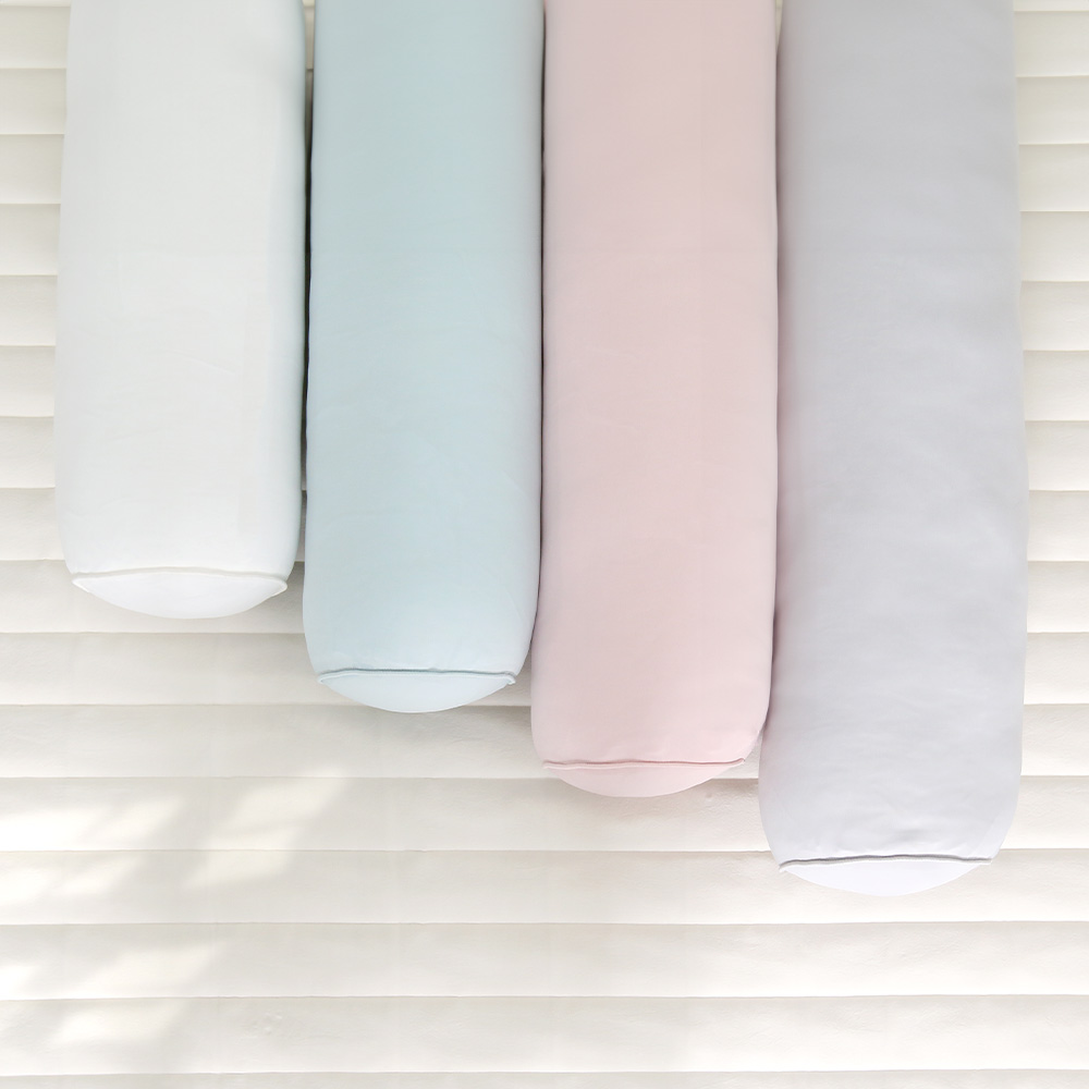 우리앤데코 솔리드 냉감 바디필로우, 민트, 원형, 100x20cm, 솜포함, 1개