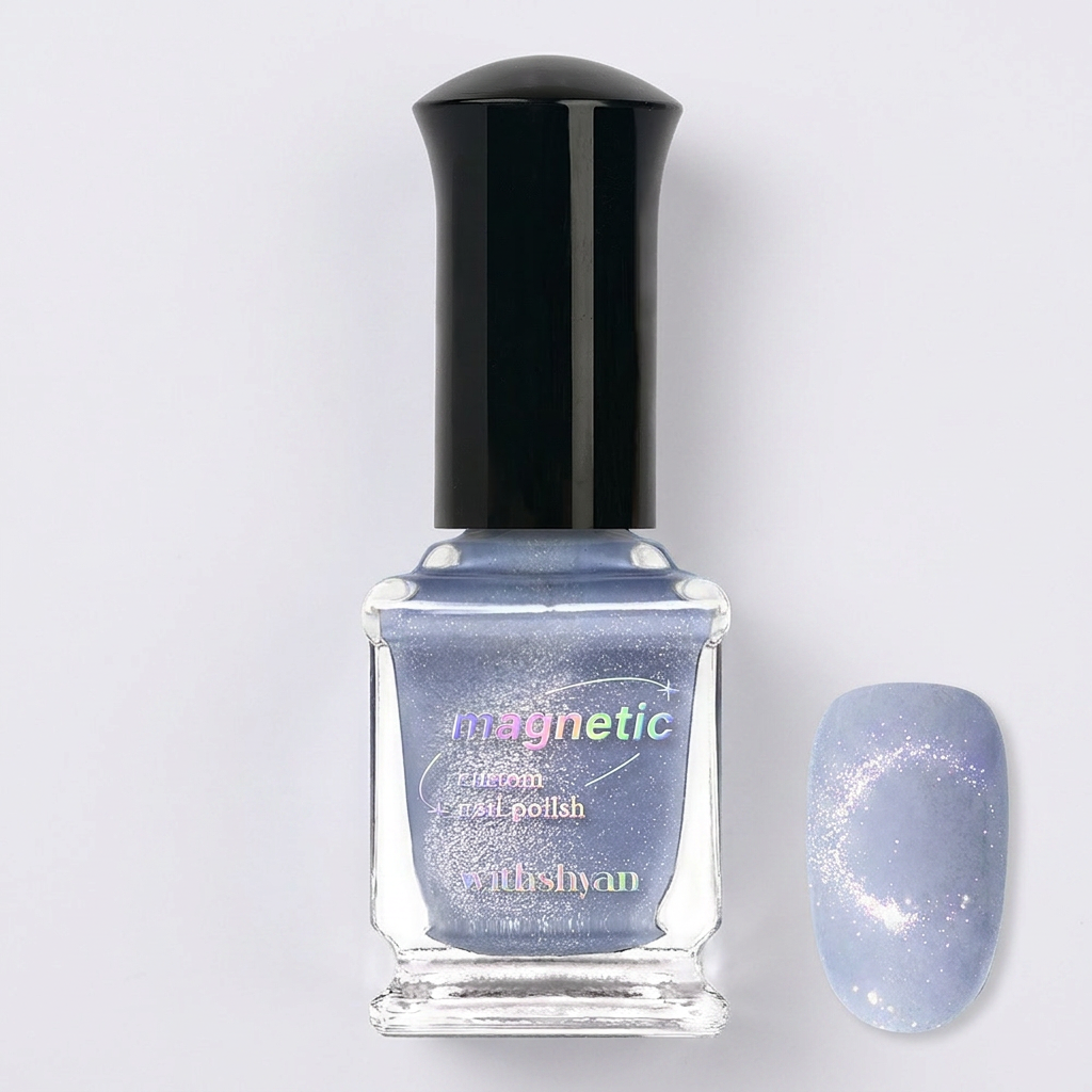 위드샨 커스텀 마그네틱 네일 폴리쉬, 06 아쿠아벨, 9ml, 1개