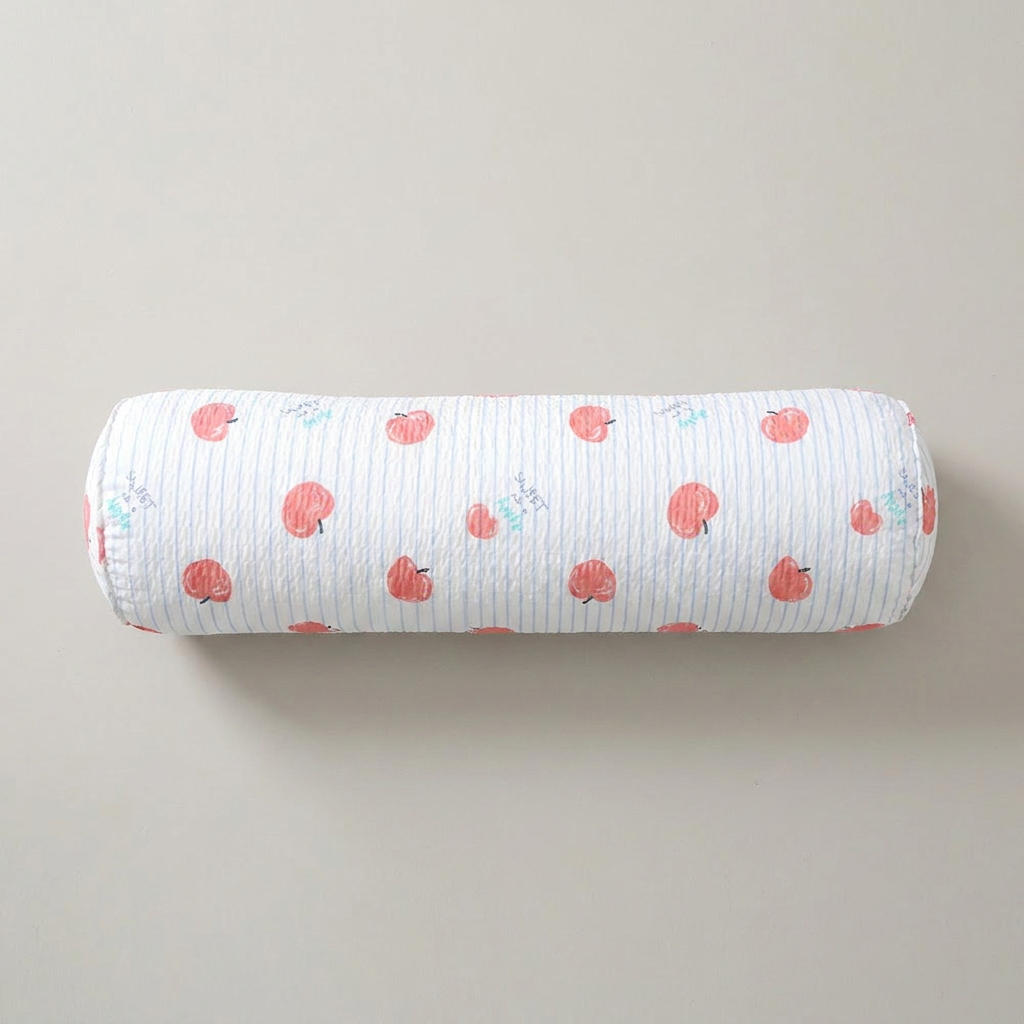 우리앤데코 시어서커 냉감 바디필로우, 솜 포함, 100x20cm, 스트라이프 블루, 1개