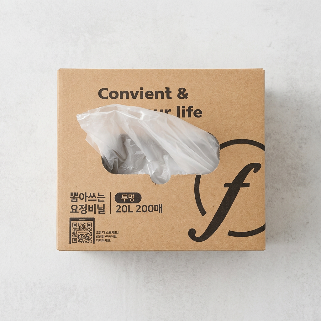 페어리드림 뽑아 쓰는 요정비닐, 20L, 200매