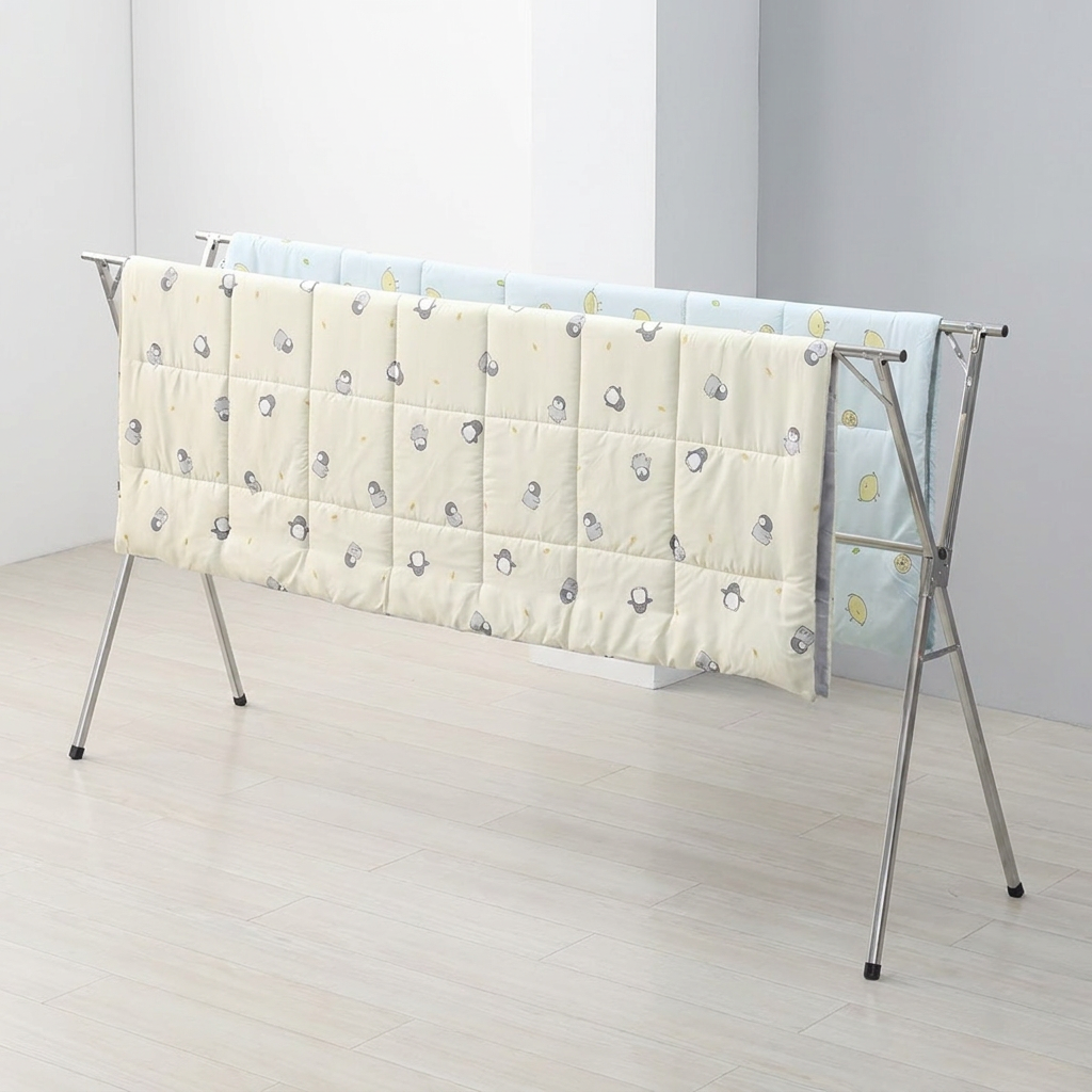 헤스티아 이불건조대 콤비네이션, 스텐레스, 144x200x62x44x127, 1개