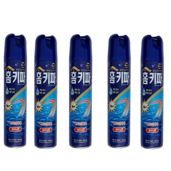 홈앤스토어 홈키파 엘비이 수성알파 에어졸, 500ml, 5개