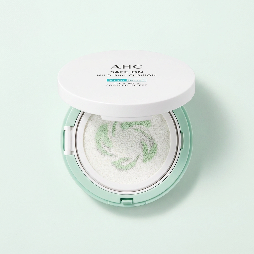 AHC 세이프온 마일드 선쿠션, 25g, 2개