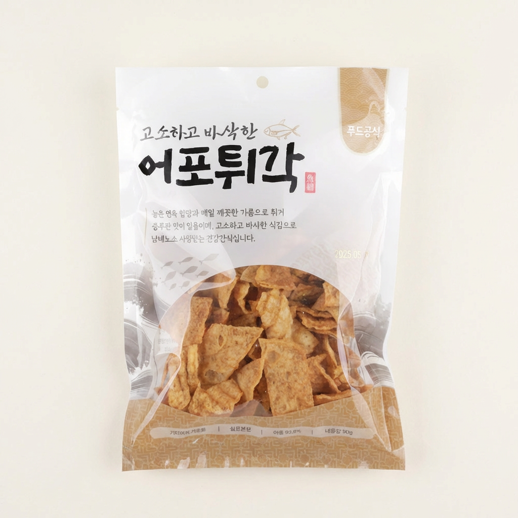 푸드공식 오리지널 어포튀각, 90g, 4개