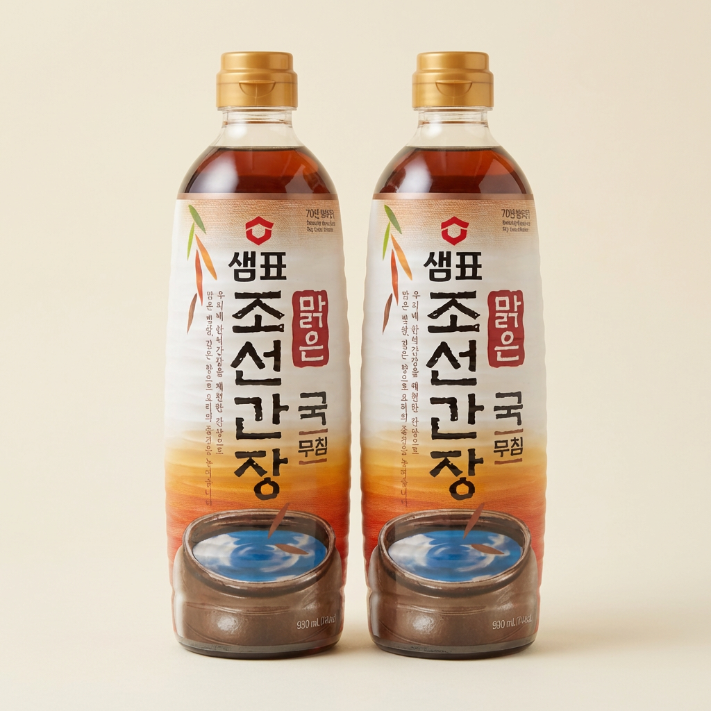 샘표 맑은 조선간장, 930ml, 2개