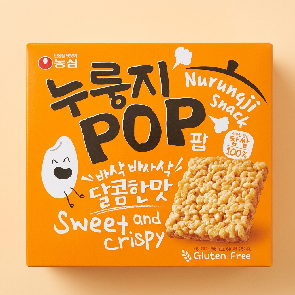 농심 누룽지팝, 142g, 4개