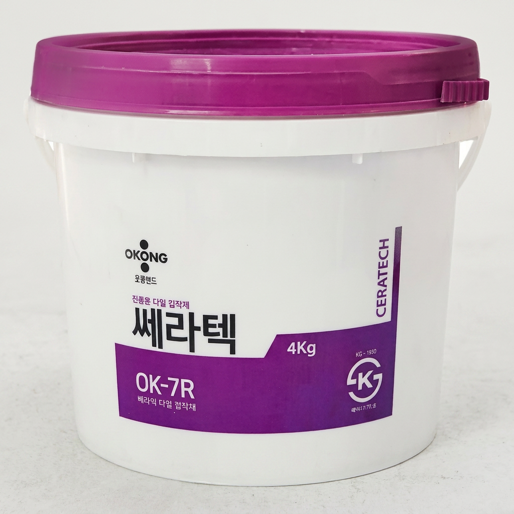 오공 쎄라텍 OK-7R 타일접착제, 4kg, 1개
