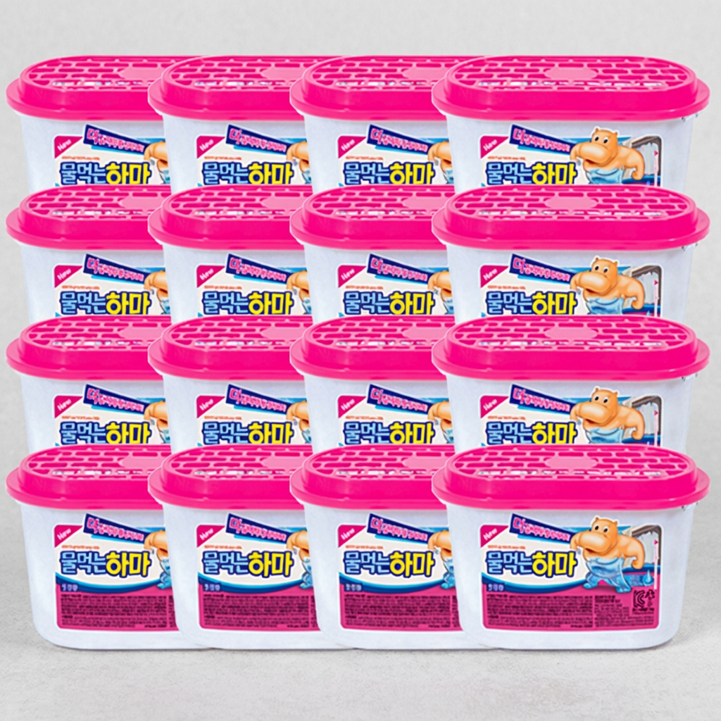 물먹는하마 옷장용 습기 제거제, 16개입, 300ml, 16개