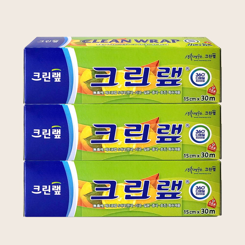 크린랩, 15cm x 30m, 3개