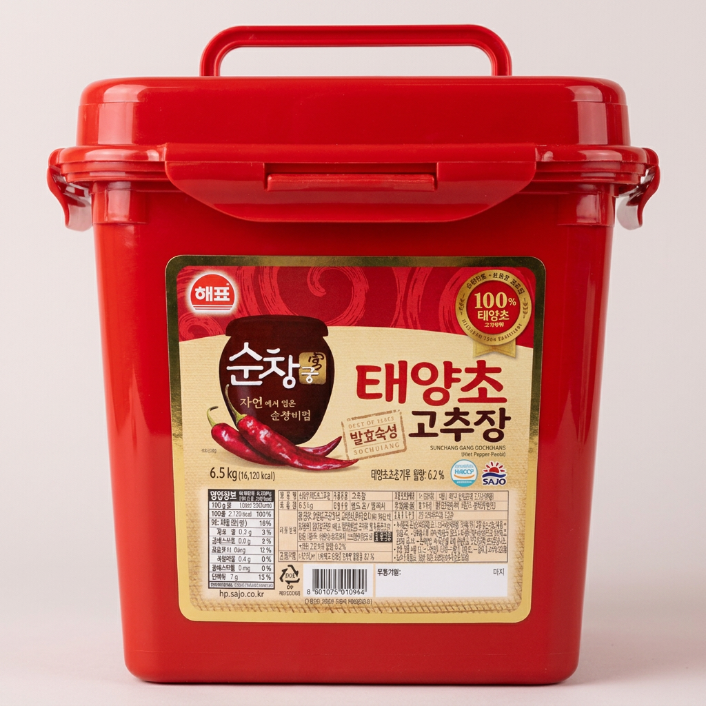 해표 순창궁 태양초 고추장 6.5kg