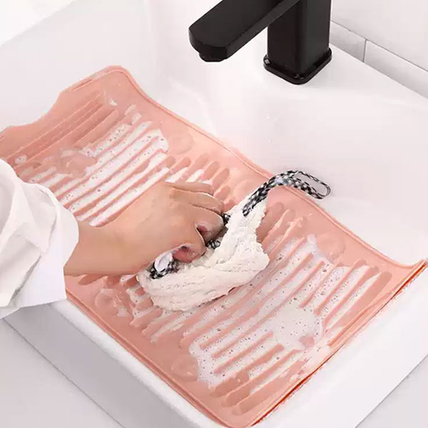 붙이면 끝 밀림 없이 빡빡 빨리는 흡착 빨래판, 랜덤, 1개