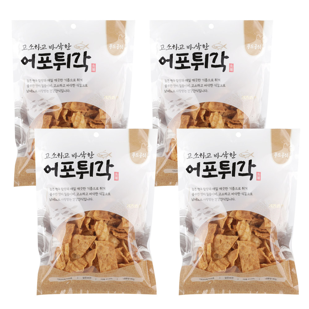 푸드공식 오리지널 어포튀각, 90g, 10개