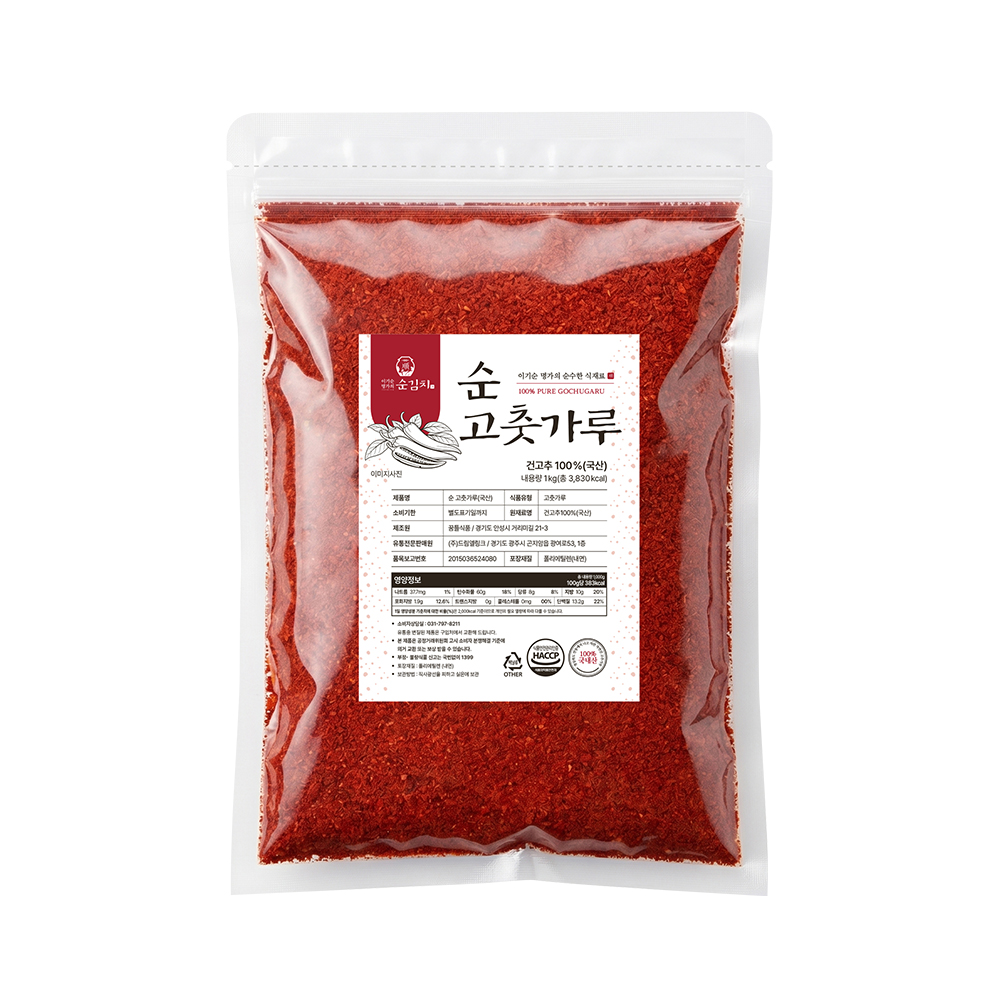 이기순명가 순 고춧가루, 1kg, 1개