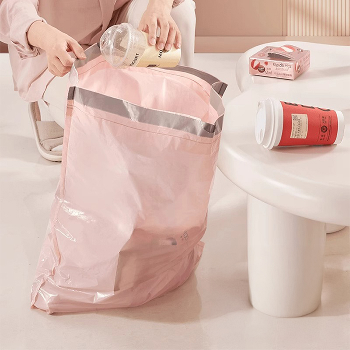 주식회사 트렌디워크(TRENDYWORKInc.) 아이스베리 파우더 비닐봉투, 15L, 60매, 10롤