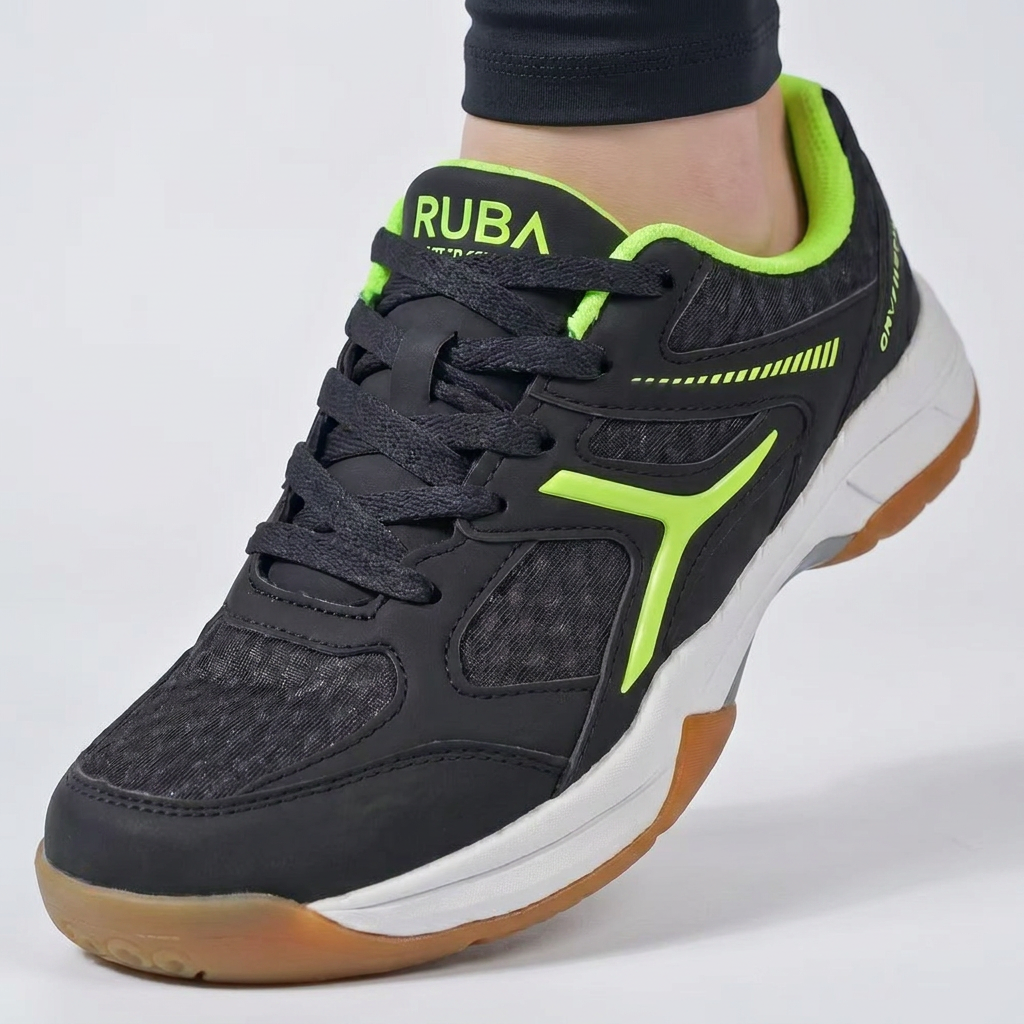 RUBA 초경량 배드민턴화 RB-70G, 블랙, 230mm, 1개