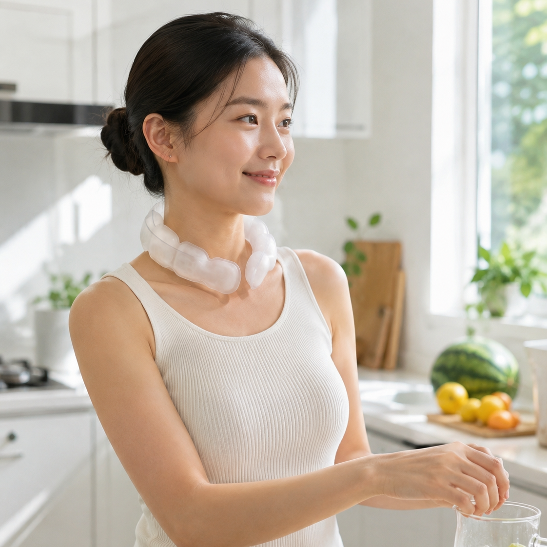 블리스테이블 아이스넥쿨러, 블루, 1개