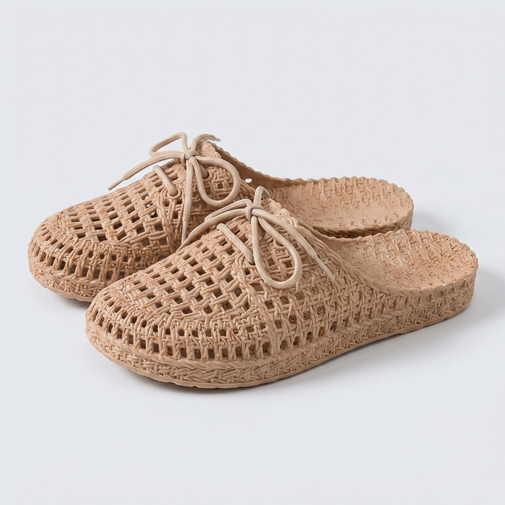 말랑말랑 여성 샌들 슬리퍼 wk라탄 FIEG-8199, 베이지, 235mm