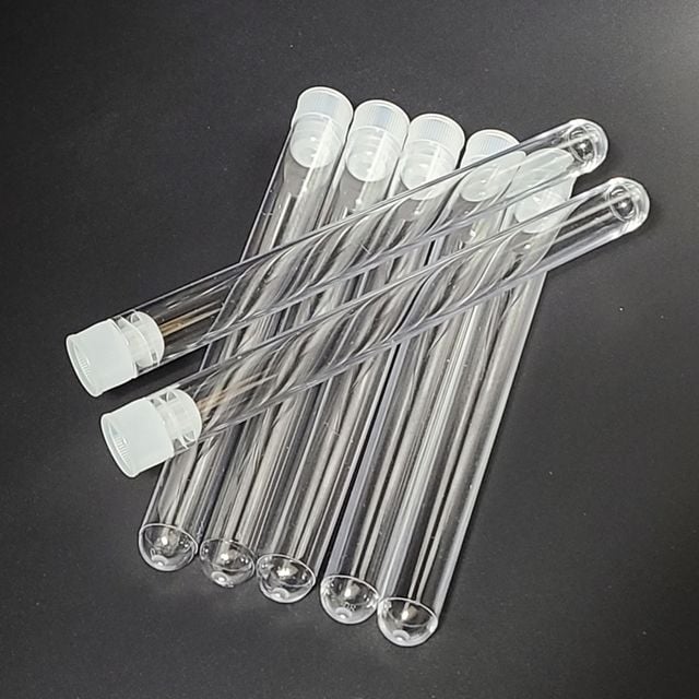 투명 플라스틱 시험관 튜브, 150mm, 10개입, 1개
