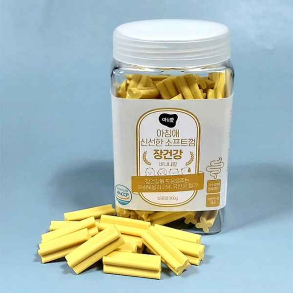 아침애 신선한 가수분해 소프트껌, 장건강, 300g, 1개 가격 추이 아침애 신선한 가수분해 소프트껌, 장건강, 300g, 1개 - 최저가 5,900원