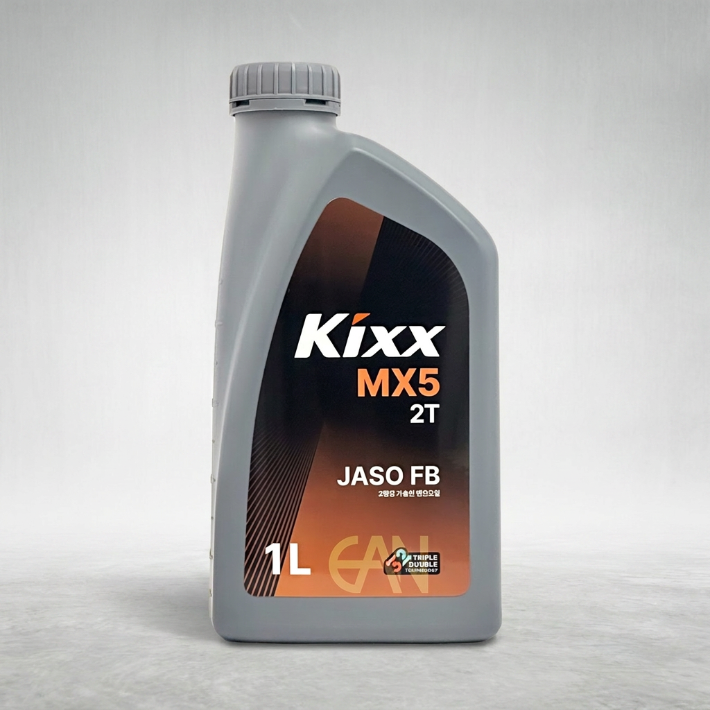 GS칼텍스 킥스 Kixx MX5 2T 2행정 엔진오일, 1L, 1개