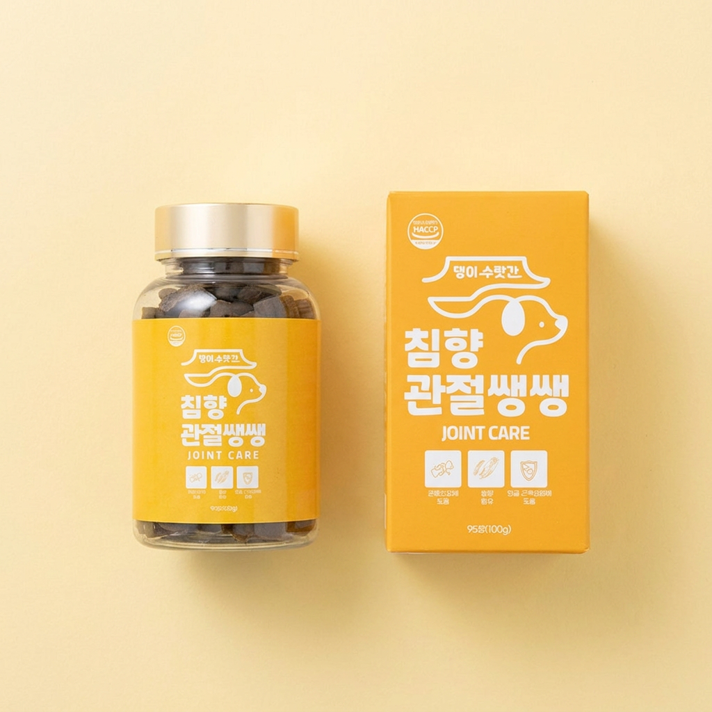 댕이수랏간 강아지 관절 영양제, 뼈/관절강화, 95정, 1개