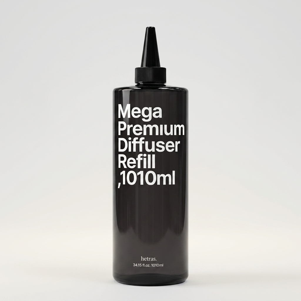 헤트라스 메가 프리미엄 대용량 디퓨저 리필, 호텔우드, 1010ml, 1개