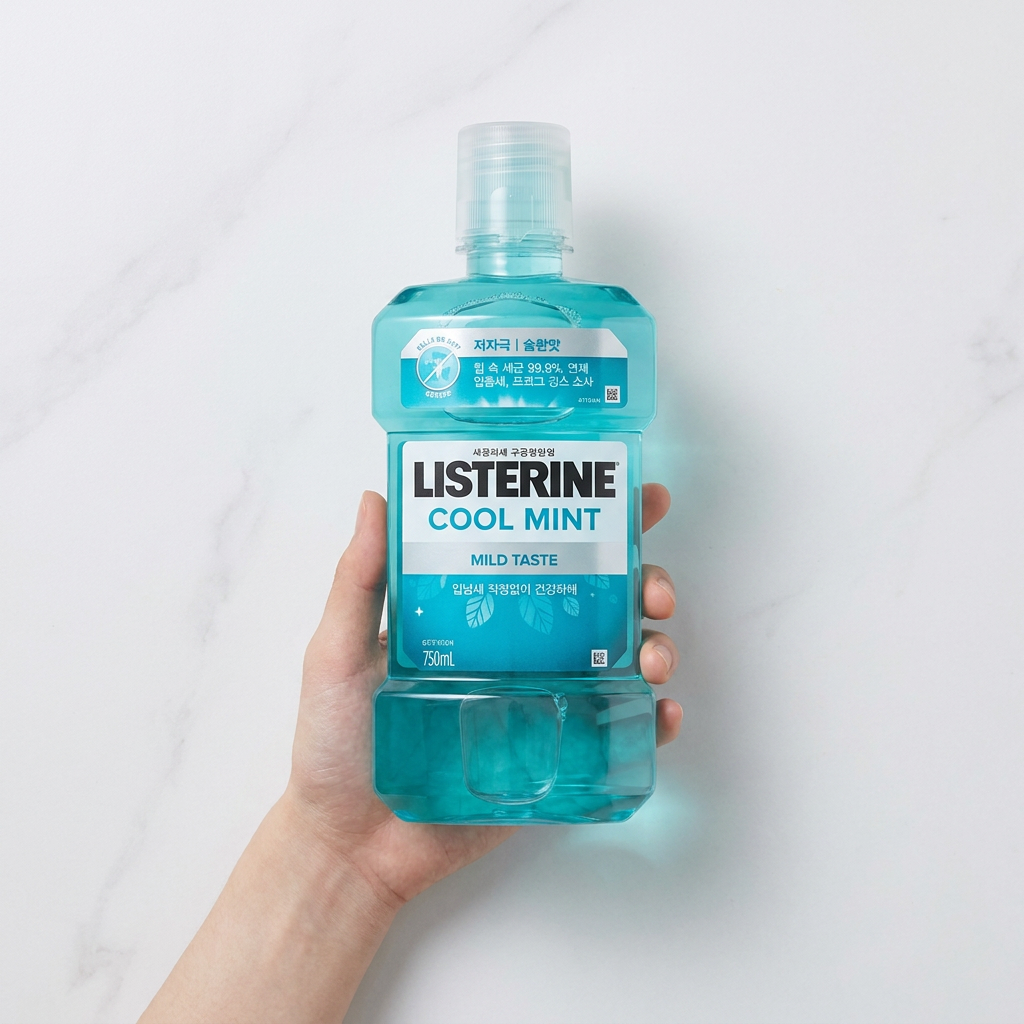 리스테린 쿨민트 마일드, 750ml, 2개