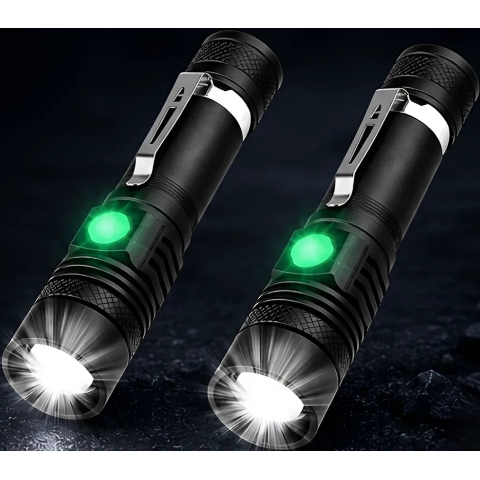 초강력 LED 휴대용 손전등, 검정, 1개 가격 비교 주식회사 미라클웰빙 초강력 LED 휴대용 손전등, 검정, 1개