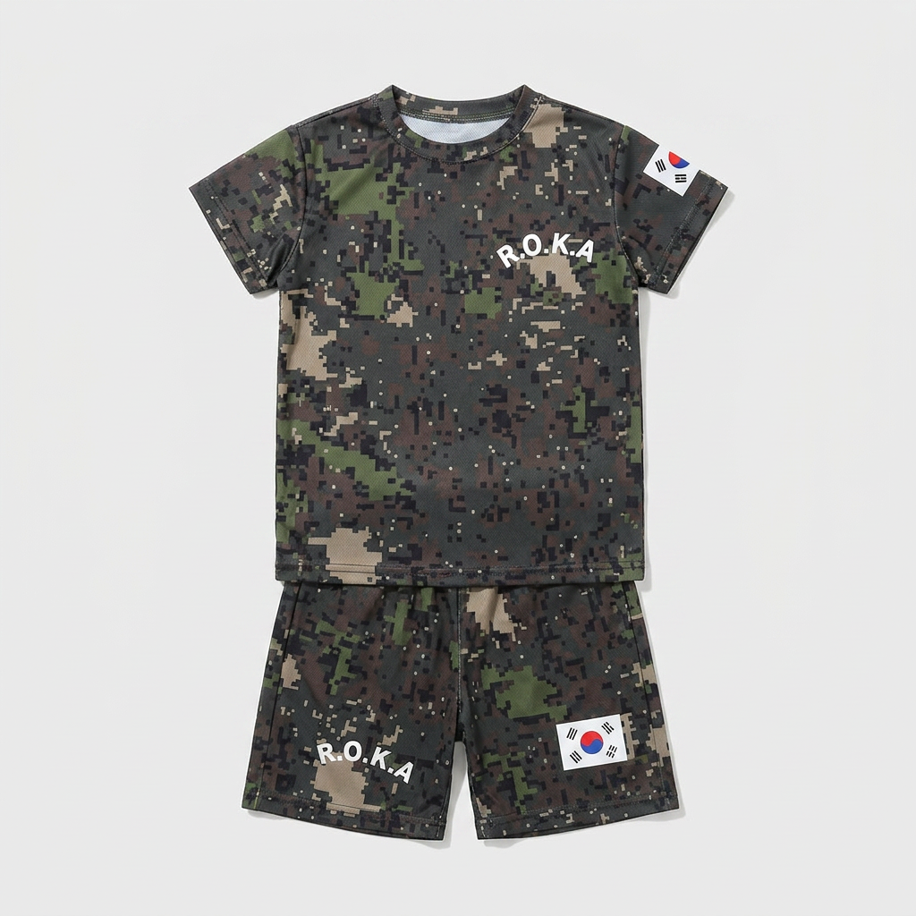 반팔 로카 상하세트, 디지털, 3XL
