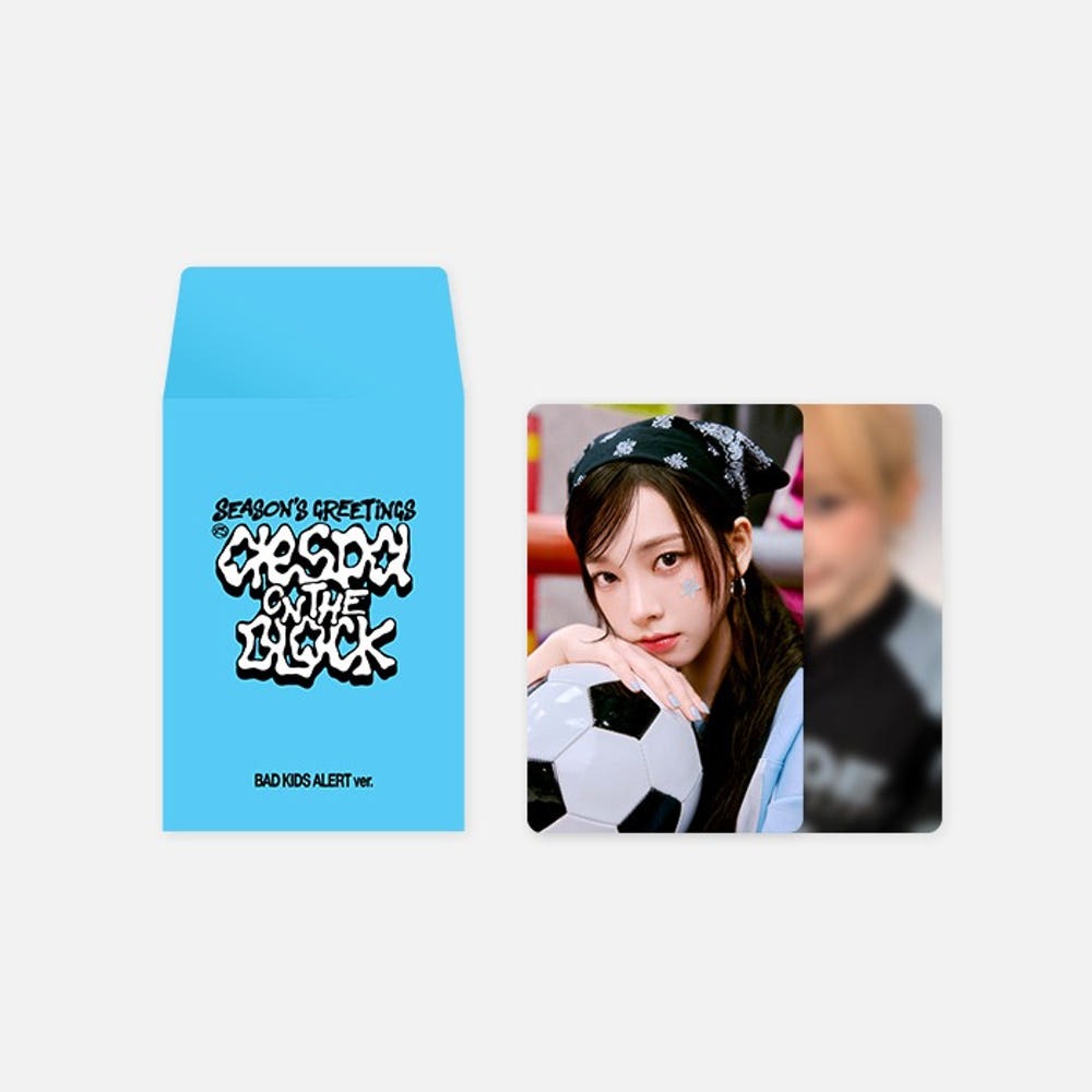 에스파 2025 시즌그리팅 랜덤 트레이딩카드 포토카드 A버전, 기본, 2개