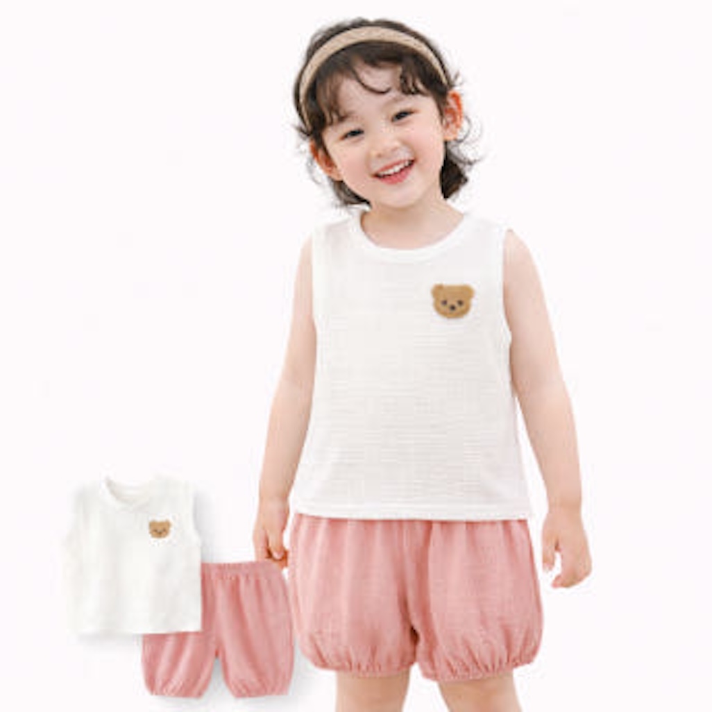 베어 린넨 민소매 상하 아동 상하복 나시 세트 여름 데일리룩 통기성 냉감 소재 외출복 실내복, 핑크, 120 가격 추이 베어 린넨 민소매 상하 아동 상하복 나시 세트 여름 데일리룩 통기성 냉감 소재 외출복 실내복, 핑크, 120 - 최저가 10,355원