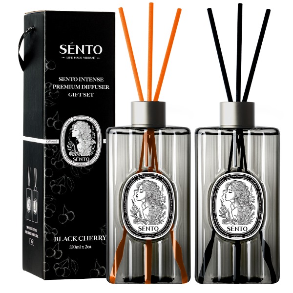 주식회사 파빗 센토 인텐스 프리미엄 디퓨저, 블랙체리, 550ml, 2개