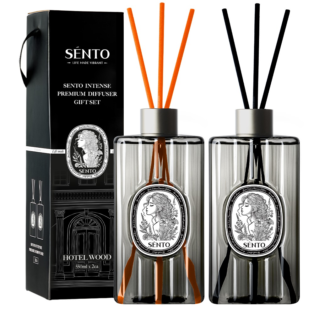 센토 인텐스 프리미엄 디퓨저, 호텔우드, 550ml, 2개