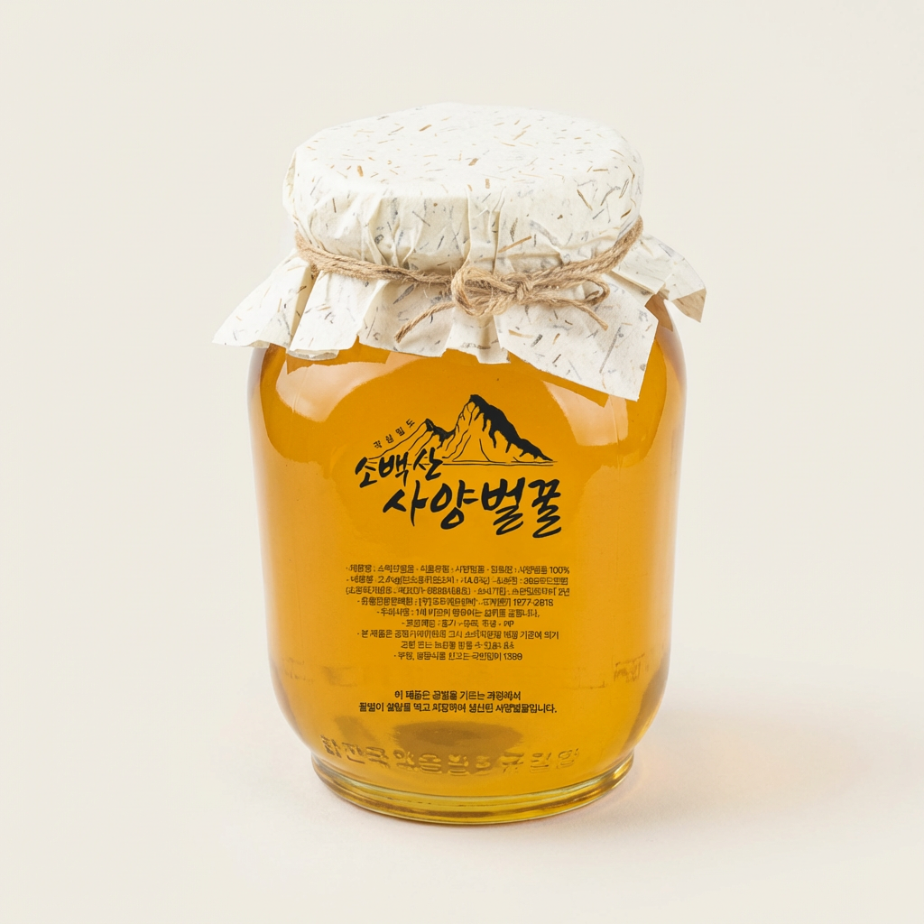 작심밀도 지리산 사양벌꿀, 2.4kg, 2개