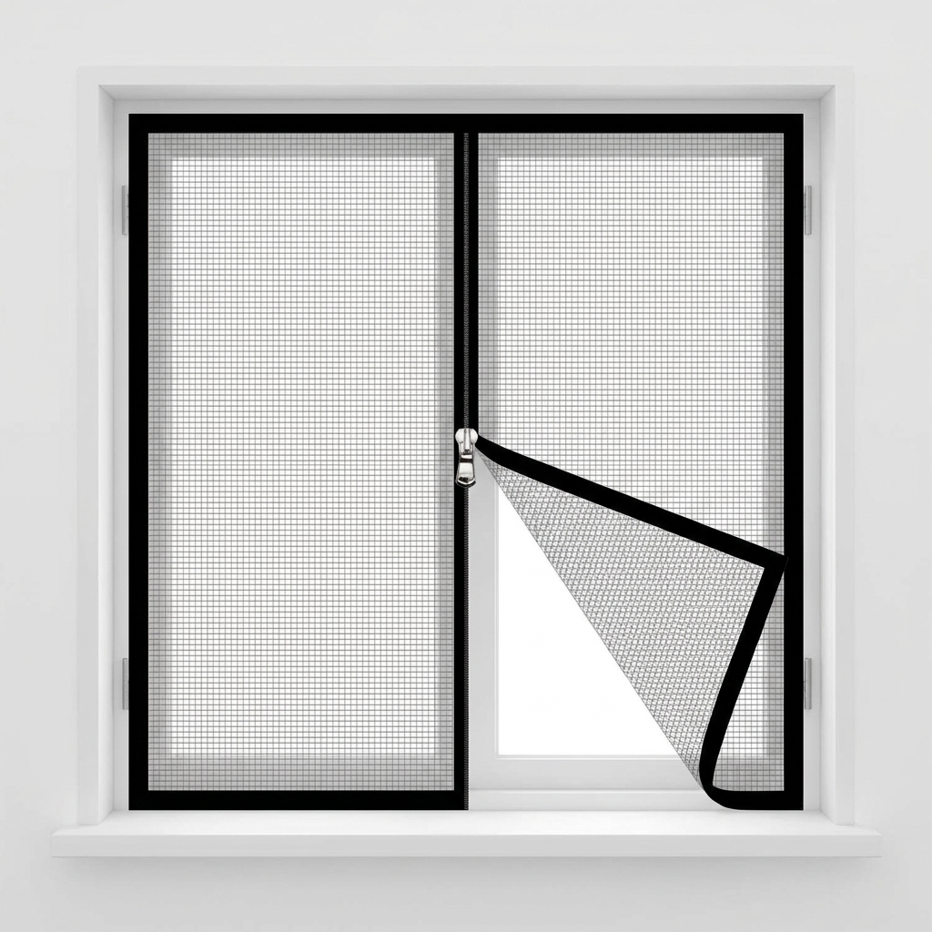 창문 지퍼방충망, 100x120cm