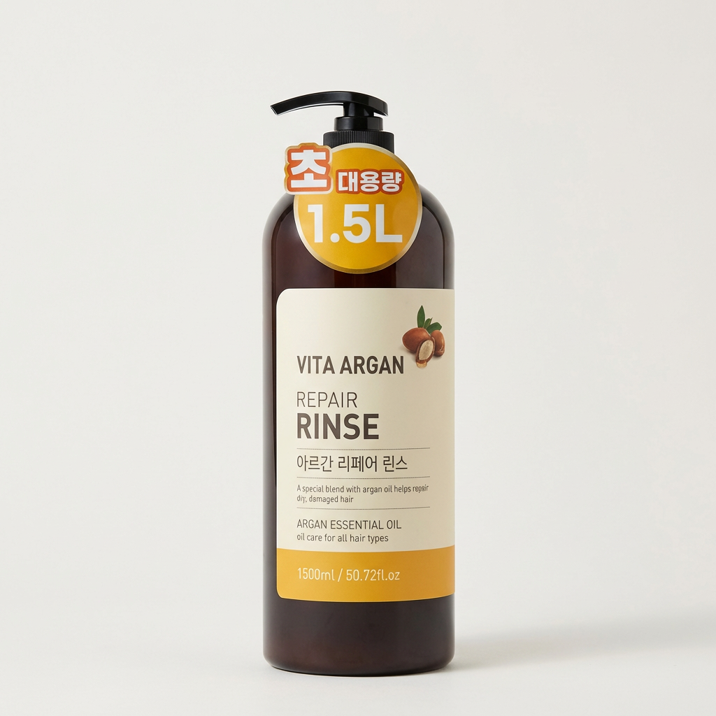 비타 아르간 리페어 린스, 화이트 블라썸, 1500ml, 2개