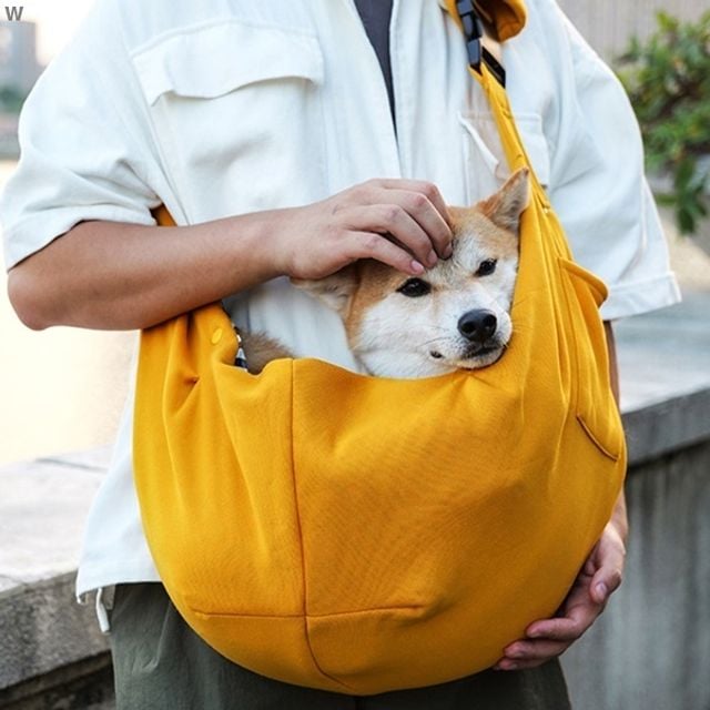 사계절 강아지 고양이 이동장 크로스백 숄더백 가방, 네이비, ONE