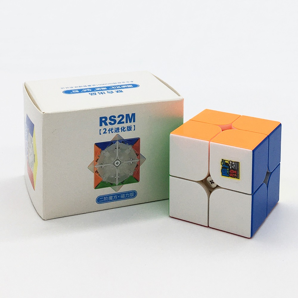 MoYu 2x2 입문용 선수용 자석 큐브 RS2M Evolution, 1개