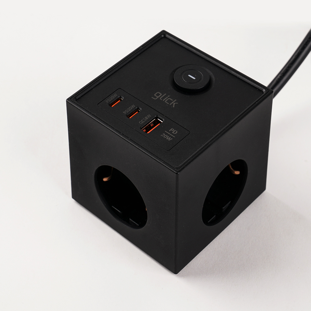 지클릭커 큐브 3구 고용량 USB 출력 멀티탭 LP762CPD, 블랙, 1.8m, 1개 가격 비교 지클릭커 큐브 3구 고용량 USB 출력 멀티탭 LP762CPD, 블랙, 1.8m, 1개