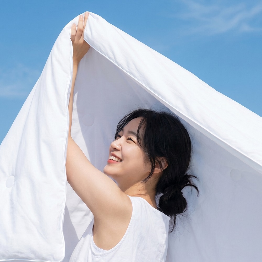 디센느 듀라맥스 에어 냉감 이불, 화이트, 슈퍼싱글, 1개