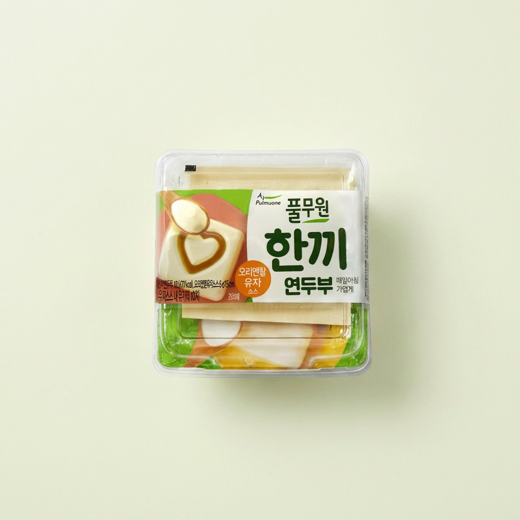 풀무원 한끼연두부 오리엔탈유자소스, 118g, 6개