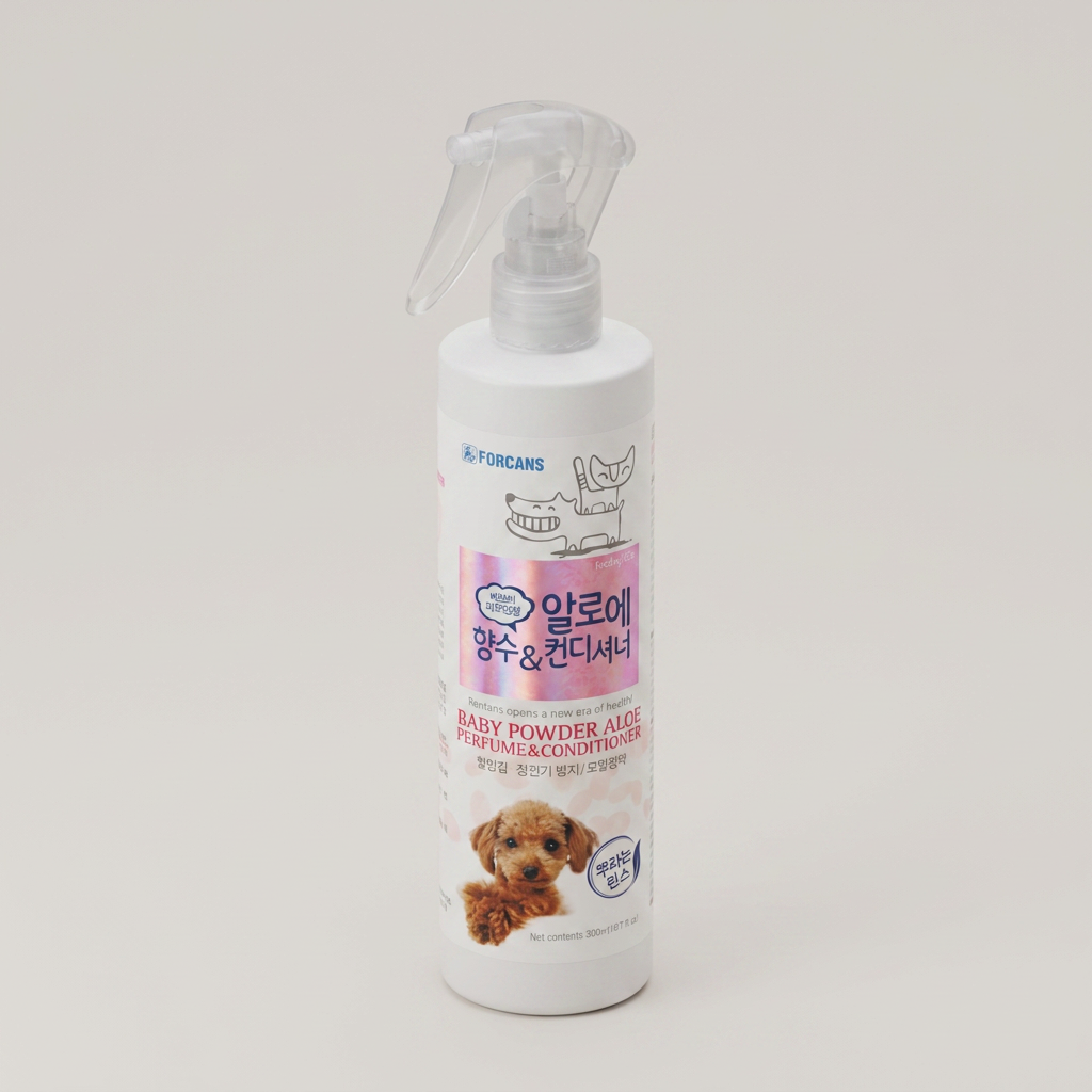 포켄스 후로랄 알로에 향수 컨디셔너, 베이비파우더 알로에 향수 컨디셔너, 300ml, 2개