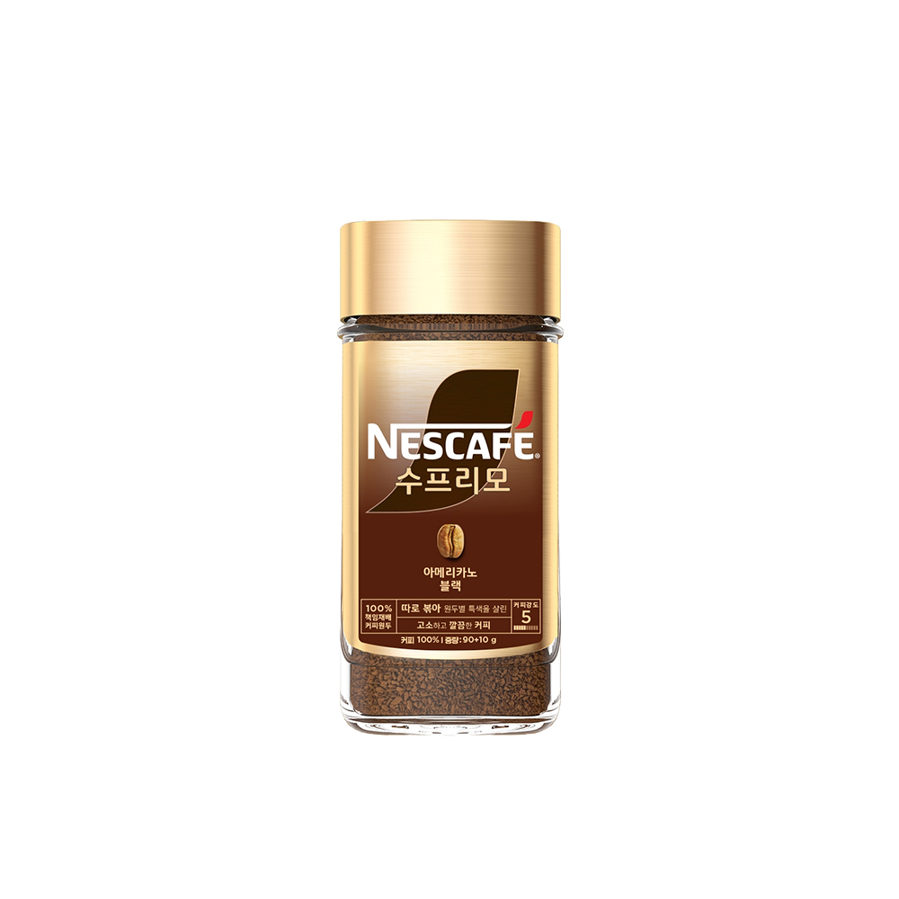 네스카페 수프리모 아메리카노 블랙, 100g, 1개