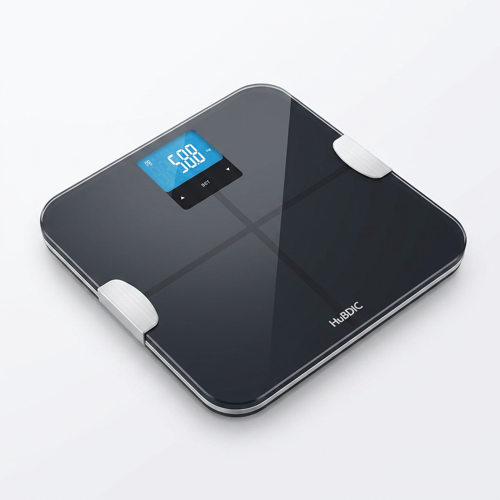 휴비딕 임피던스 체지방체중계 HBF-3000, 블랙, 1개