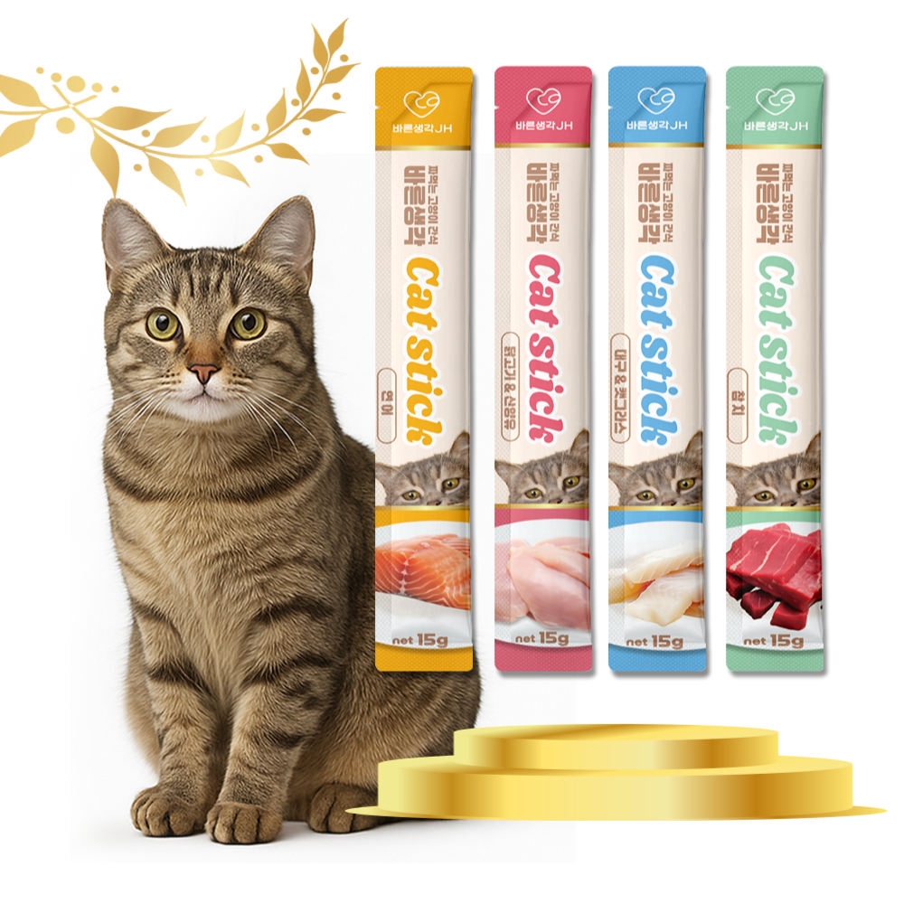 바른생각 캣스틱, 연어+닭고기+대구+참치, 15g, 100개입 가격 추이 바른생각 캣스틱, 연어+닭고기+대구+참치, 15g, 100개입 - 최저가 14,000원