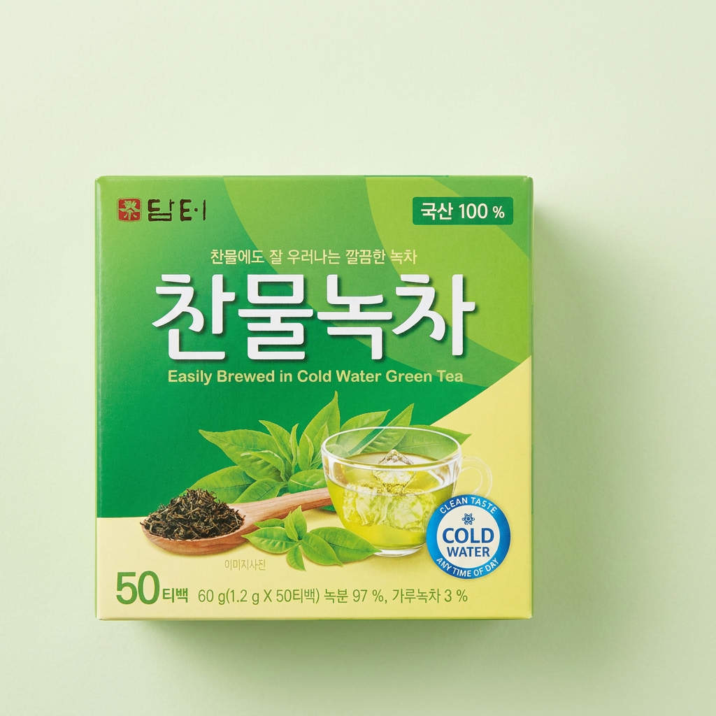 담터 찬물녹차, 1.2g, 50개, 3팩