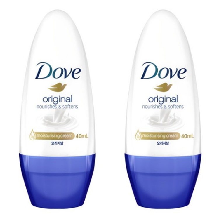 모브뮤즈(MAUVEMUSE) 도브 데오드란트 롤온, 40ml, 2개