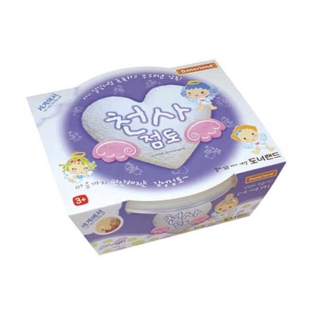 도너랜드 천사점토 벌크, 하양, 70g, 1개