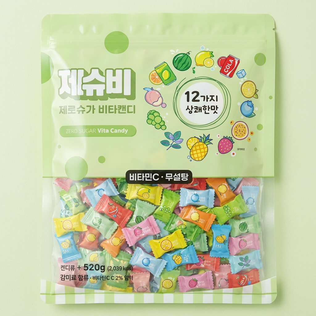 제슈비 제로슈가 비타캔디, 520g, 1봉 가격 추이 제슈비 제로슈가 비타캔디, 520g, 1봉 - 최저가 12,900원