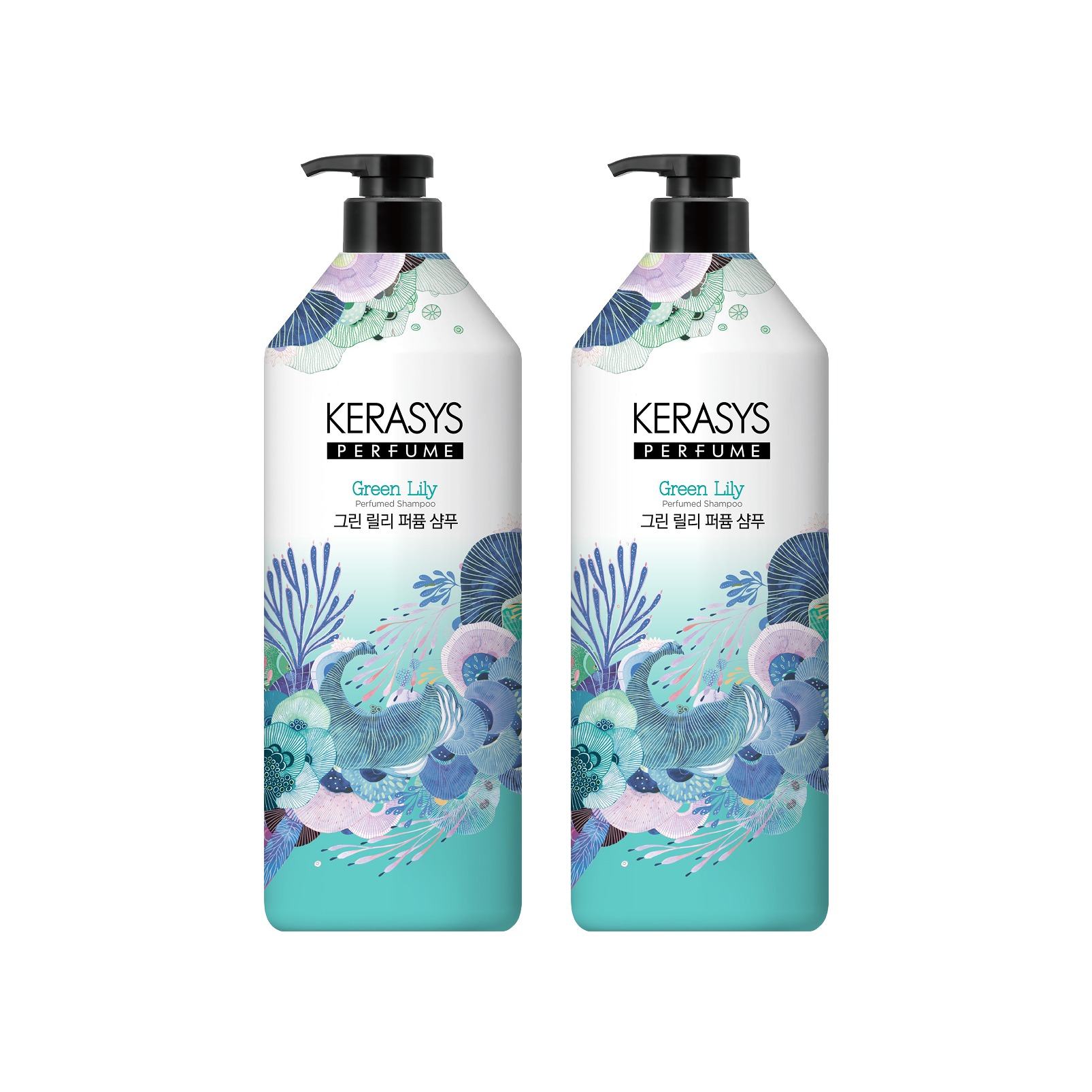 케라시스 그린 릴리 퍼퓸 샴푸, 1L, 2개
